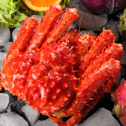 DA KOU XIAN 海淘大口鲜 智利熟冻帝王蟹（整只）1.2-1.4Kg +凑单品