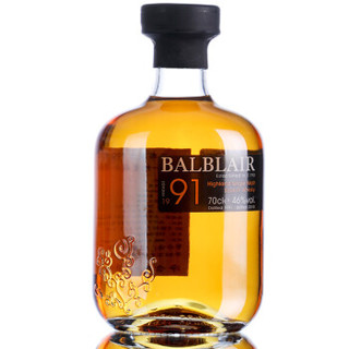 巴布莱尔（Balblair）洋酒 1991  苏格兰威士忌 单一麦芽700ml