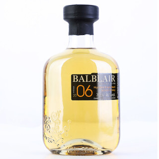 巴布莱尔 Balblair 洋酒 2006 节庆版 苏格兰威士忌 单一麦芽 700ml