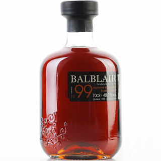 巴布莱尔（Balblair）洋酒 1999单桶 苏格兰威士忌   单一麦芽700ml