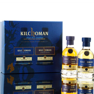 齐侯门（Kilchoman) 洋酒 情侣装礼盒 苏格兰威士忌 单一麦芽 玛吉湾200mlx1 塞纳滩200mlx1