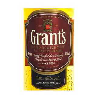 格兰菲迪12年单一麦芽威士忌700ml+格兰苏格兰威士忌700ml
