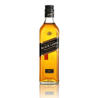 尊尼获加（Johnnie Walker）洋酒 威士忌 黑方 黑牌 调配型苏格兰威士忌 200ml