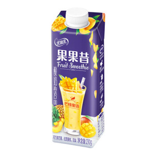 伊利 优酸乳果果昔酸奶饮品芒桃蜜语口味210g*12盒/箱