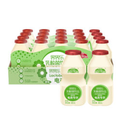 界界乐(Jelley Brown)乳酸菌饮料 水果口味 原味 95ml*20瓶 家庭分享装 *3件
