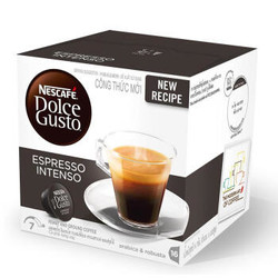 越南进口 意式浓缩 雀巢多趣酷思(Dolce Gusto) 黑咖啡胶囊 研磨咖啡粉 16颗装 *2件