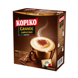 印尼进口 可比可（KOPIKO）即溶咖啡饮料 豪享卡布奇诺咖啡5包 151.25g *14件