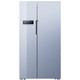 西门子（SIEMENS）608升 变频风冷对开门冰箱 玻璃面板双循环 （欧若拉银) BCD-608W(KA92SE9DTI)