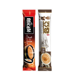 啡特力 Alicafe 马来西亚进口 啡特力 法式碳烤3合1咖啡 777g + 亚发 特浓白咖啡 720g 组合装 京东量贩装