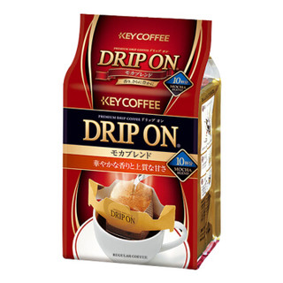 日本原装进口keycoffee滤挂式咖啡粉（摩卡综合）挂耳咖啡80g（8g×10袋）