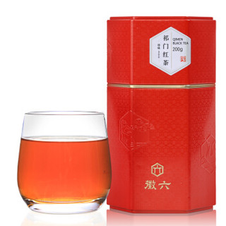 徽六 茶叶 红茶 一级祁门红茶 寻味300罐装 200g