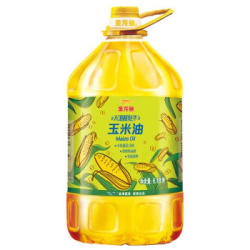 金龙鱼 食用油 不油腻轻年 物理压榨玉米油6.18L