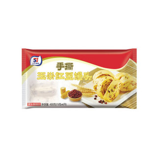 五丰手撕玉米红豆馒头 450g （6只装 早餐必备 精选小麦）