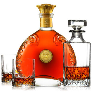 royal珍品 洋酒 法国原瓶进口 xo白兰地 700ml 礼盒套装