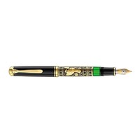 Pelikan 百利金 M900 大金雕 Toledo 活塞钢笔 F尖 黑色 