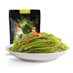 三只松鼠零食小吃特产海带丝即食海味辣卤海带丝150g *24件