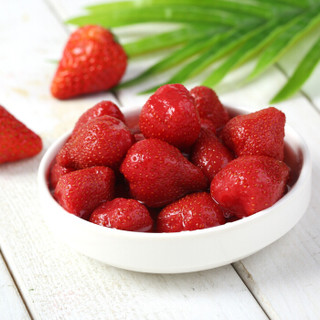 芝麻官 休闲零食 草莓罐头 425g/罐 水果罐头