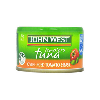 泰国进口 西部约翰（JOHN WEST） 方便速食 熟食 下饭菜 番茄罗勒味金枪鱼 罐头95g *14件