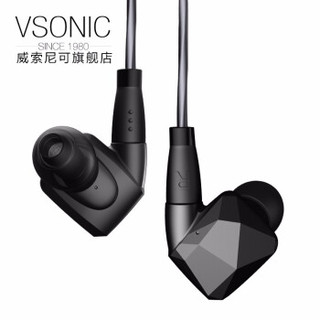 VSONIC 威索尼可 Gr09 手机耳机 通用 黑色