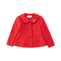 Deesha 笛莎 女童娃娃领呢大衣 *3件