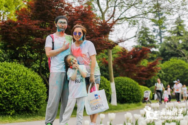 五一家庭日 上海 THE FLOWER RUN 鲜花彩跑