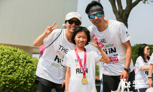 五一家庭日 上海 THE FLOWER RUN 鲜花彩跑