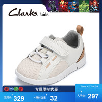 Clarks其乐童鞋男女童英伦学步鞋宝宝鞋舒适休闲皮鞋新款Tri Leap