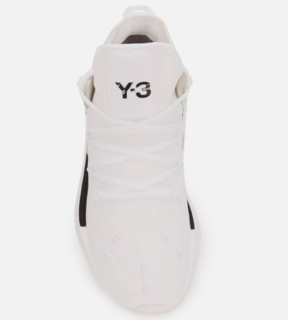 Y-3 Kusari II系列系带平底男士休闲鞋运动鞋 White/Salty Green UK5