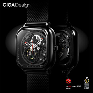 CIGA Design 玺佳 Z011-BLBL-13 男士自动机械手表