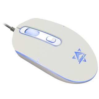 优想 DSFY 游戏键盘鼠标套装 (白色、单光、有线)