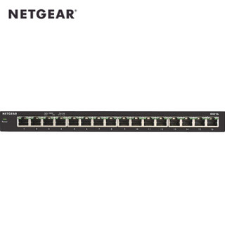 NETGEAR 美国网件 GS316 16口全千兆非网管交换机