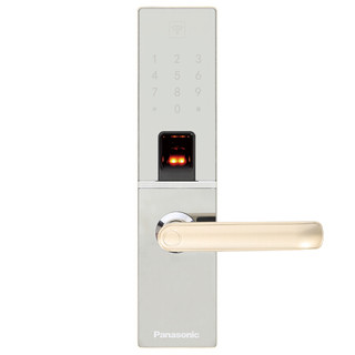 松下(Panasonic)电子锁V-M683W 智能指纹锁 触控密码 APP远程遥控防盗门锁 右开