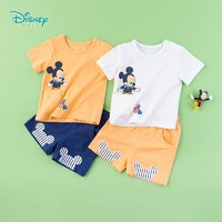 Disney 迪士尼 儿童T恤短裤2件套