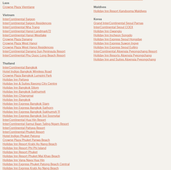 IHG亚太区促销！端午全有，重点看日本