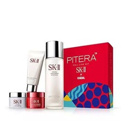 SK-II 神仙水经典入门礼盒（护肤精华露75ml+洁面啫喱15g+洁面霜20g+大红瓶15g) 