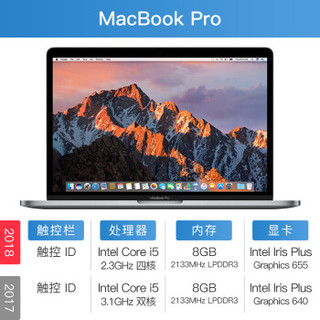 Apple 苹果 MacBook Pro MacBook Pro 笔记本电脑 (银色、13.3英寸、256G、2K/3k/4K))