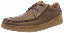 Clarks 男 Oakland Seam生活休闲鞋26135398