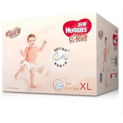 HUGGIES 好奇 铂金装 婴儿成长裤 XL 64片 *3件