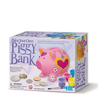 4M 创意手工系列 美术创意手工DIY玩具 小猪存钱罐