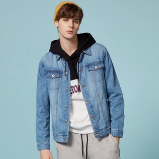 Semir 森马 19018081186 男士牛仔外套 牛仔灰 L