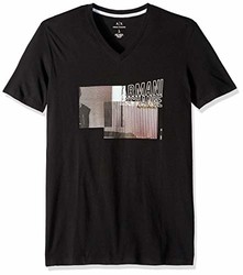 Armani Exchange阿玛尼Flag Graphic Ax 男T恤