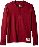 限XL码，True Religion 真实信仰 Embroidery 男士纯棉长袖亨利恤 Prime会员免费直邮含税到手236元