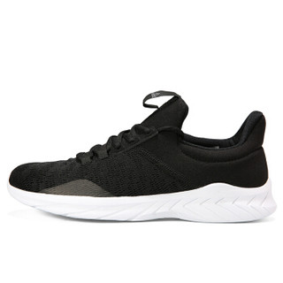 匹克（PEAK）男跑步鞋低帮休闲舒适缓震都市运动鞋 DH810781 黑色 44码