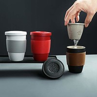 kavar 米良品 创意茶水分离陶瓷杯