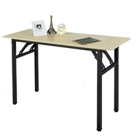 迈亚家具 折叠桌办公桌会议桌培训桌长条桌子折叠餐桌学习电脑桌子 E1级环保 14省包邮 单层-800*400*750