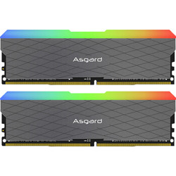 阿斯加特（Asgard）洛极W2系列 内存条16G（8Gx2）DDR4 3200 水冷标配 浅灰色 RGB灯条