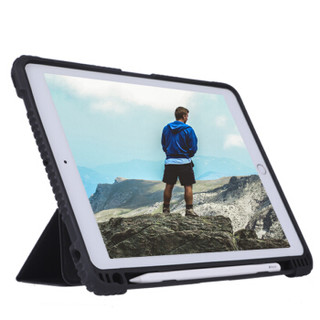 NILLKIN 耐尔金 苹果新iPad保护套 9.7英寸皮套 悍甲 黑色 (iPad)