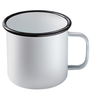 富光 怀旧经典搪瓷杯 非保温杯 文艺马克杯 多功能茶杯 办公泡茶水杯子 白色1.35L（DTC6002-1350）