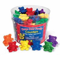 Learning Resources 三熊家庭计数器 学计算 科教玩具 - 6种颜色