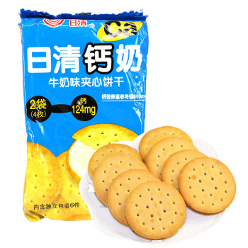 Nissin DIGITAL 日清 夹心饼干 (130g、奶油味、袋装)